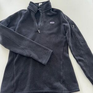 Patagonia Black Quarter Zip Better Sweater